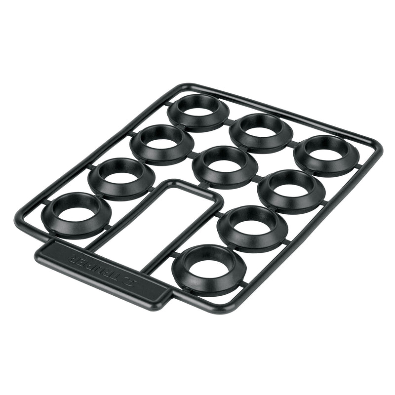 Empaques de hule para manguera, medida standard, 10 piezas