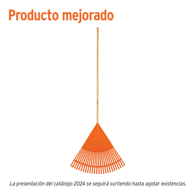 Escoba plástica de 26 dientes, flexible