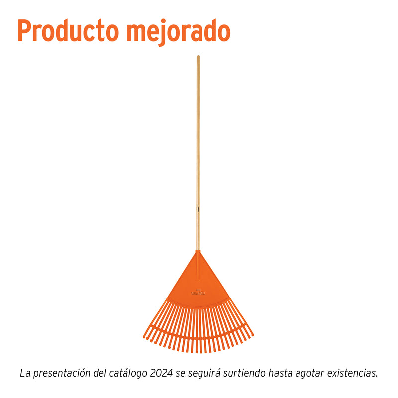 Escoba plástica de 26 dientes, flexible