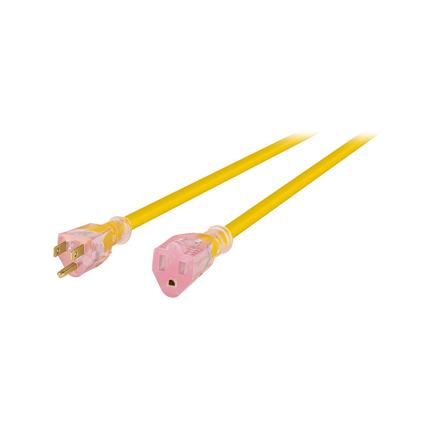 Extensión reforzada, aterrizada, 30 m, calibre 14, Volteck