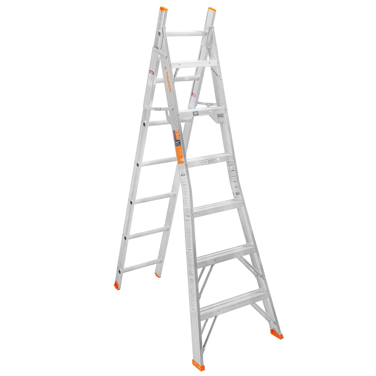 Escalera de combinación, tipo ll, 13 escalones