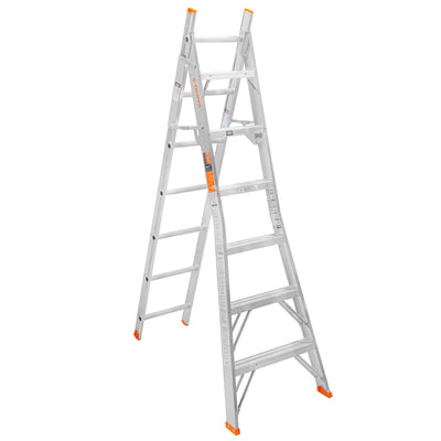 Escalera de combinación, tipo ll, 13 escalones
