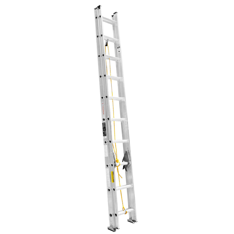 Escalera de extensión, 20 peldaños, tipo lll