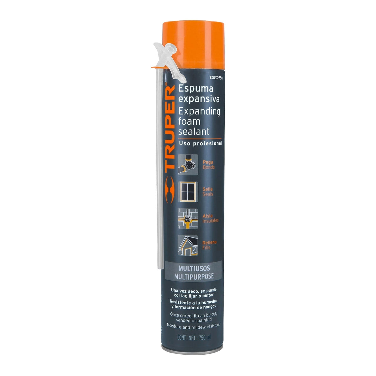 Espuma expansiva, 750 ml
