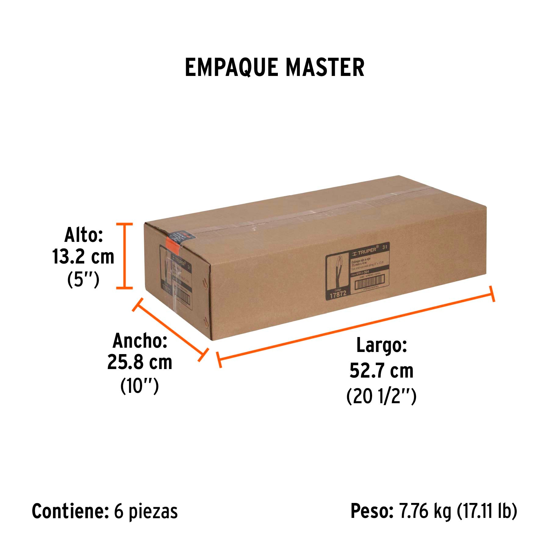 Eslinga de 3" x 4m