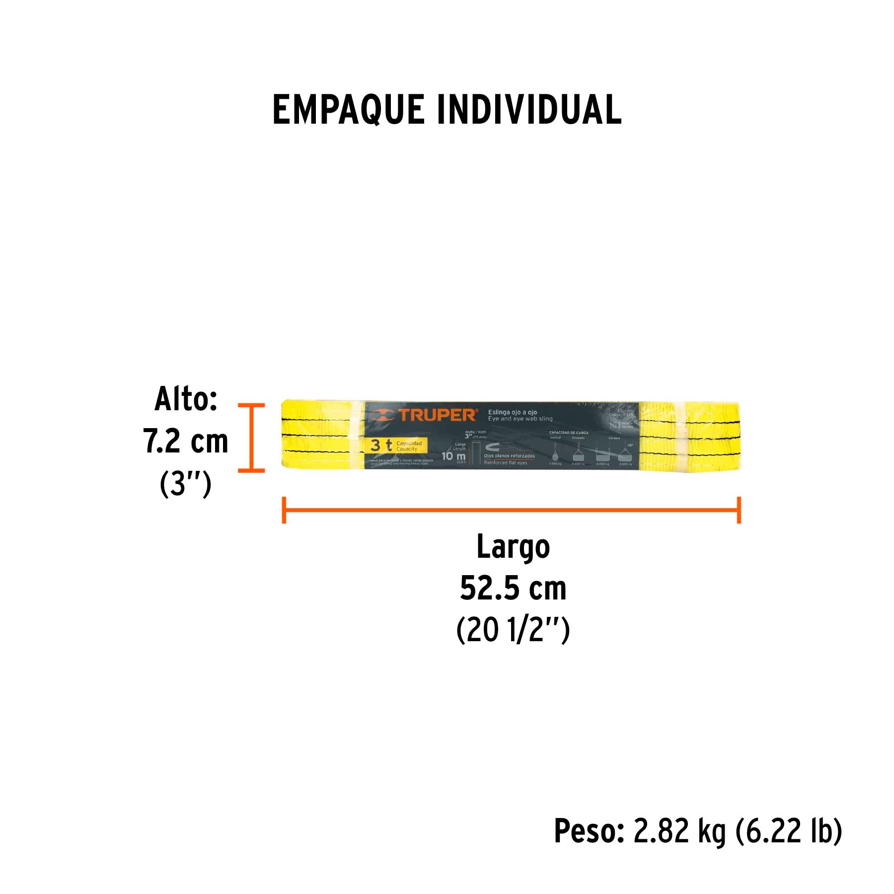 Eslinga de 3" x 10m