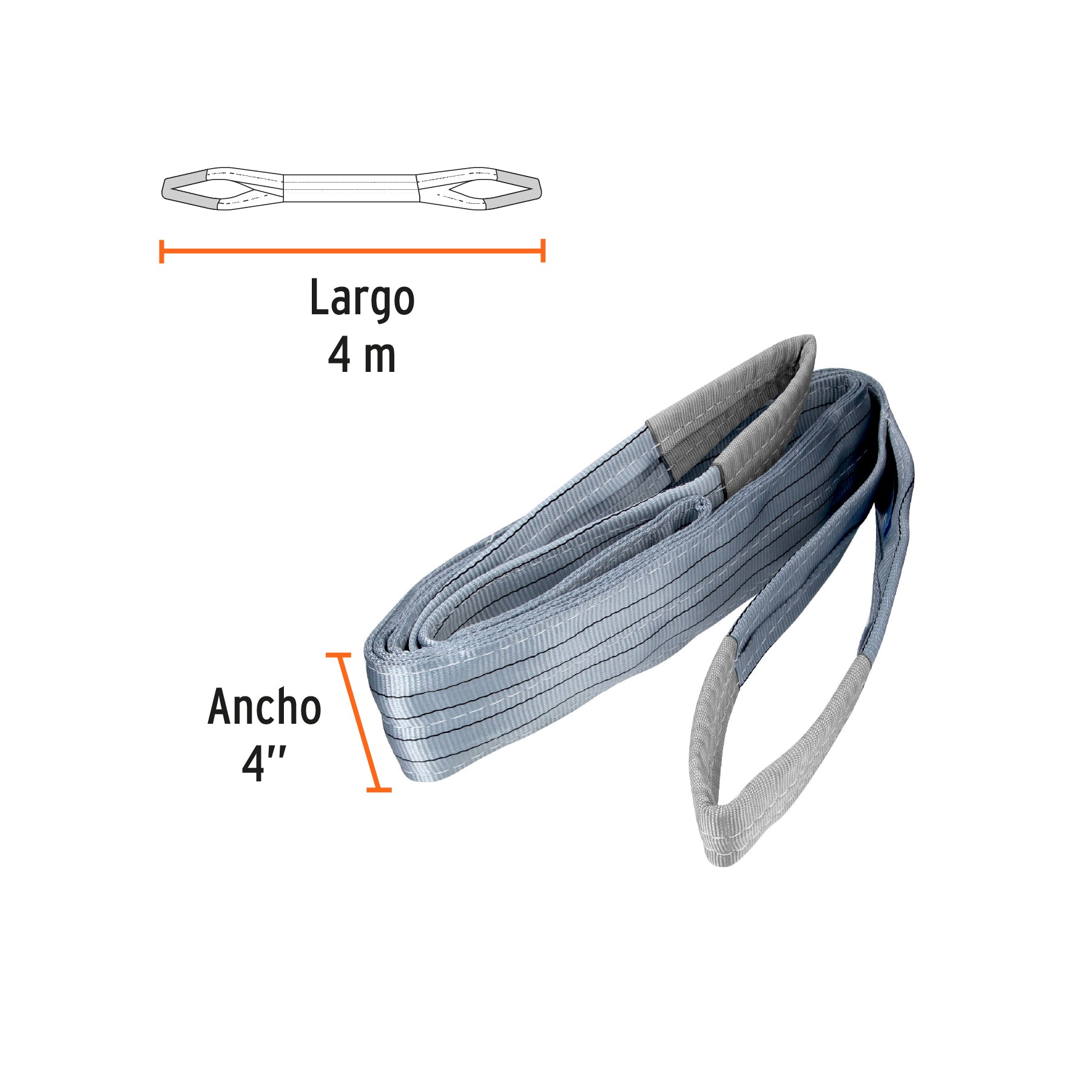 Eslinga de 4" x 4m