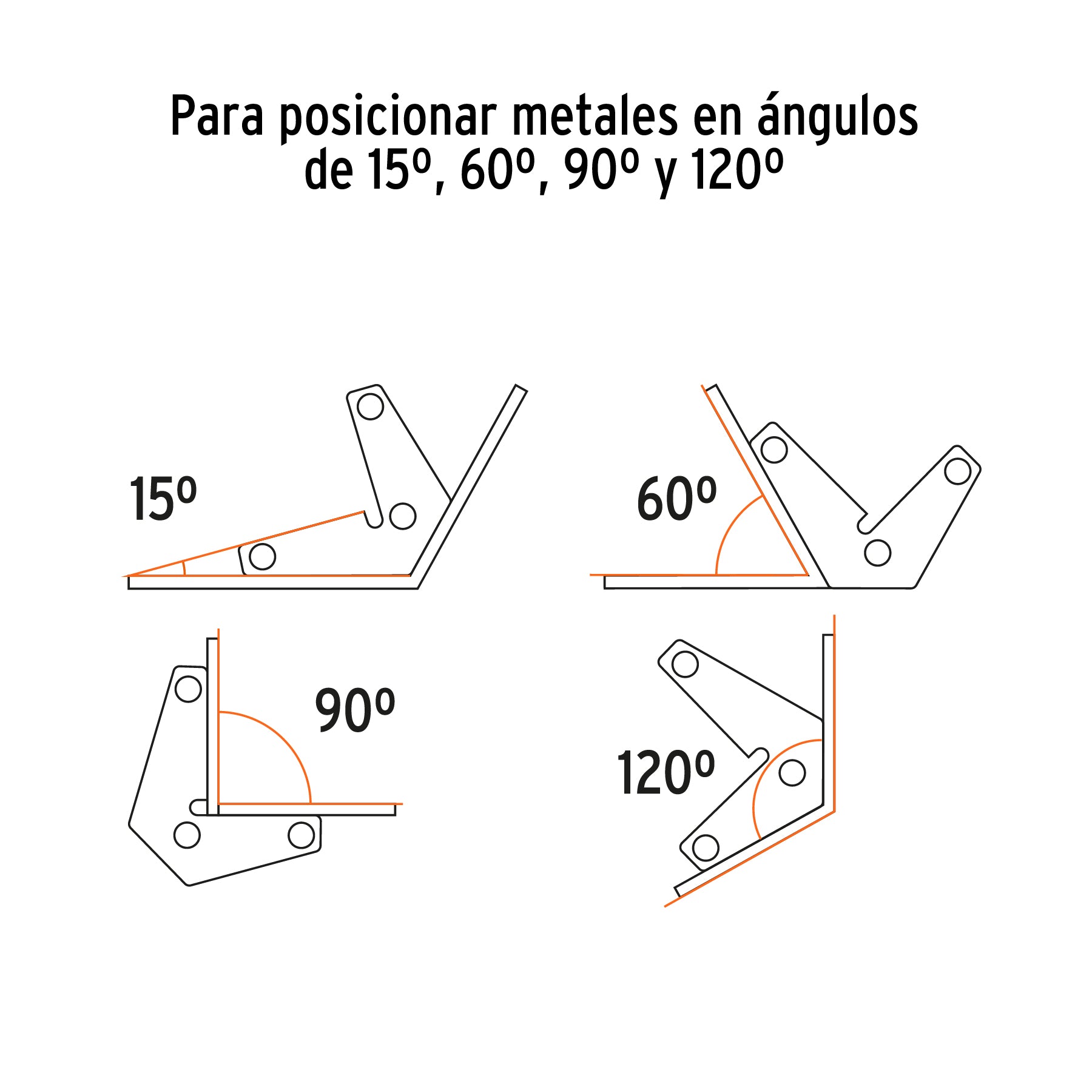 2 Escuadras magnéticas esquineras 3', capacidad 11 kg, Trupe