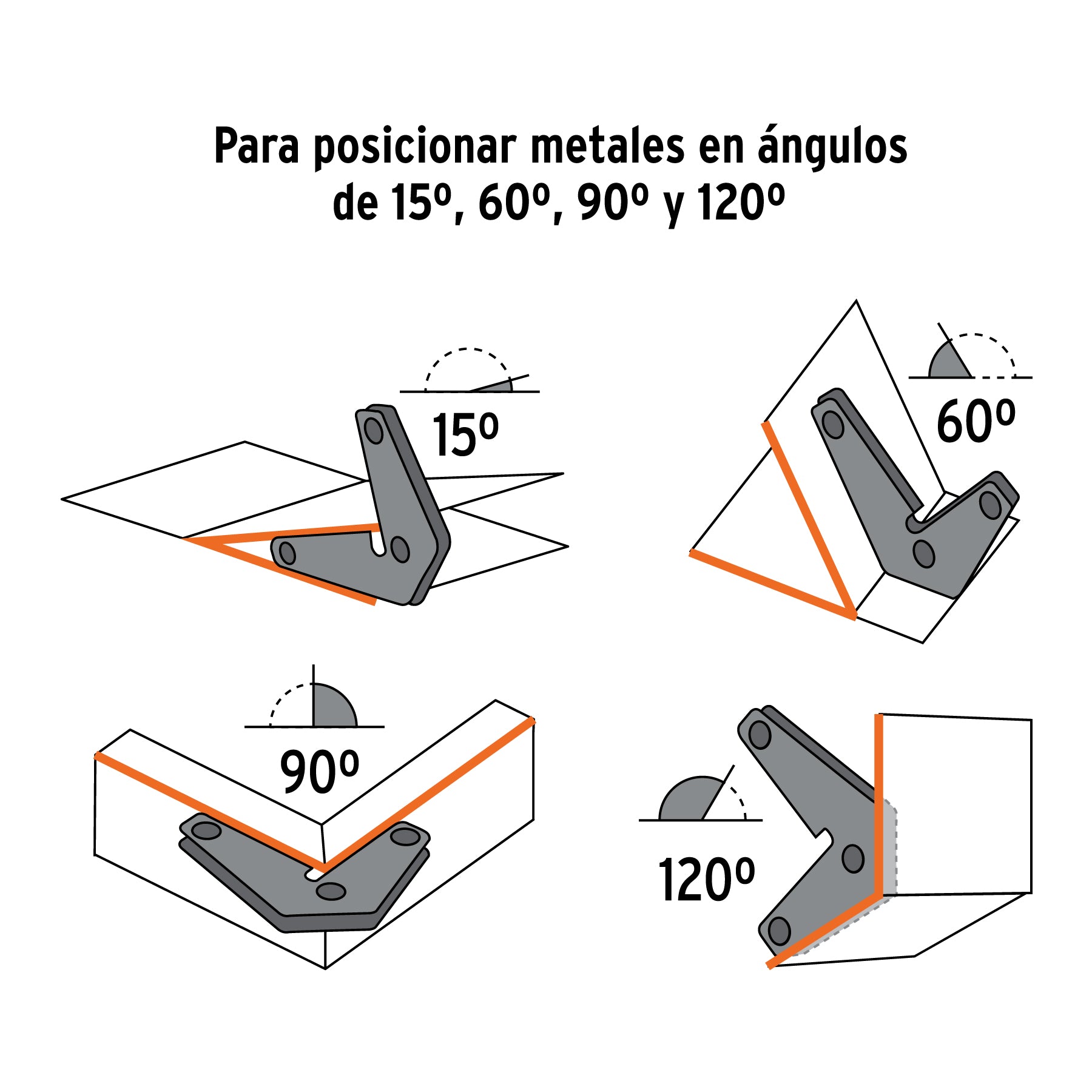 2 Escuadras magnéticas esquineras 3', capacidad 11 kg, Trupe