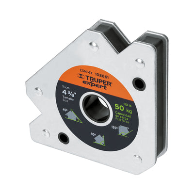 Escuadra magnética 4' para soldar, capacidad 25 kg, Expert