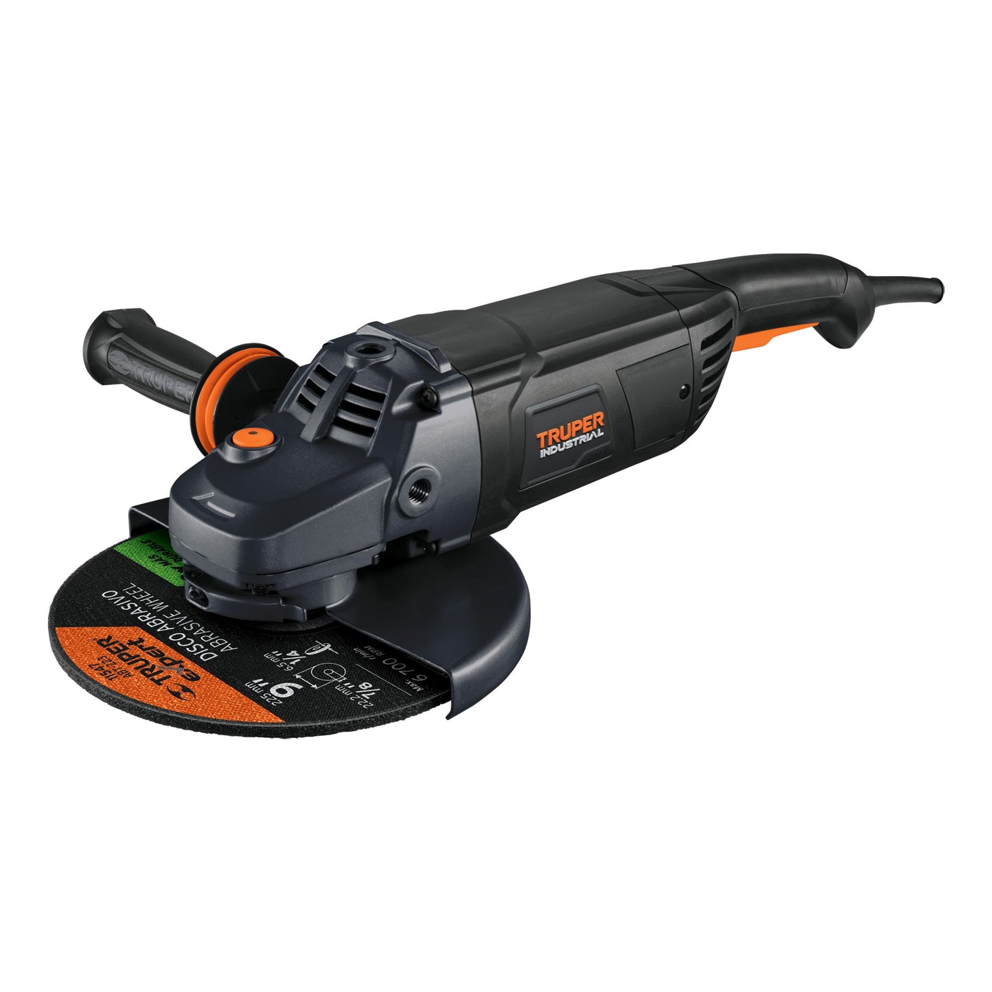 Esmeriladora angular 9", industrial, 2400 w