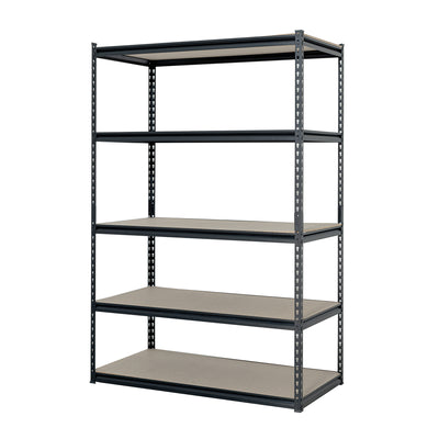 Estante metálico 5 repisas MDF cap. 60 Kg 183x61x122, Pretul