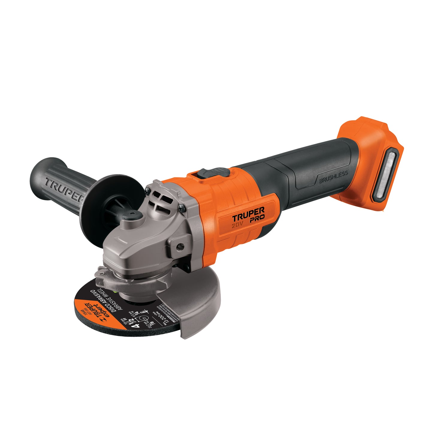 Esmeriladora angular inal. 4-1/2', 20V, s/accesorios, PRO