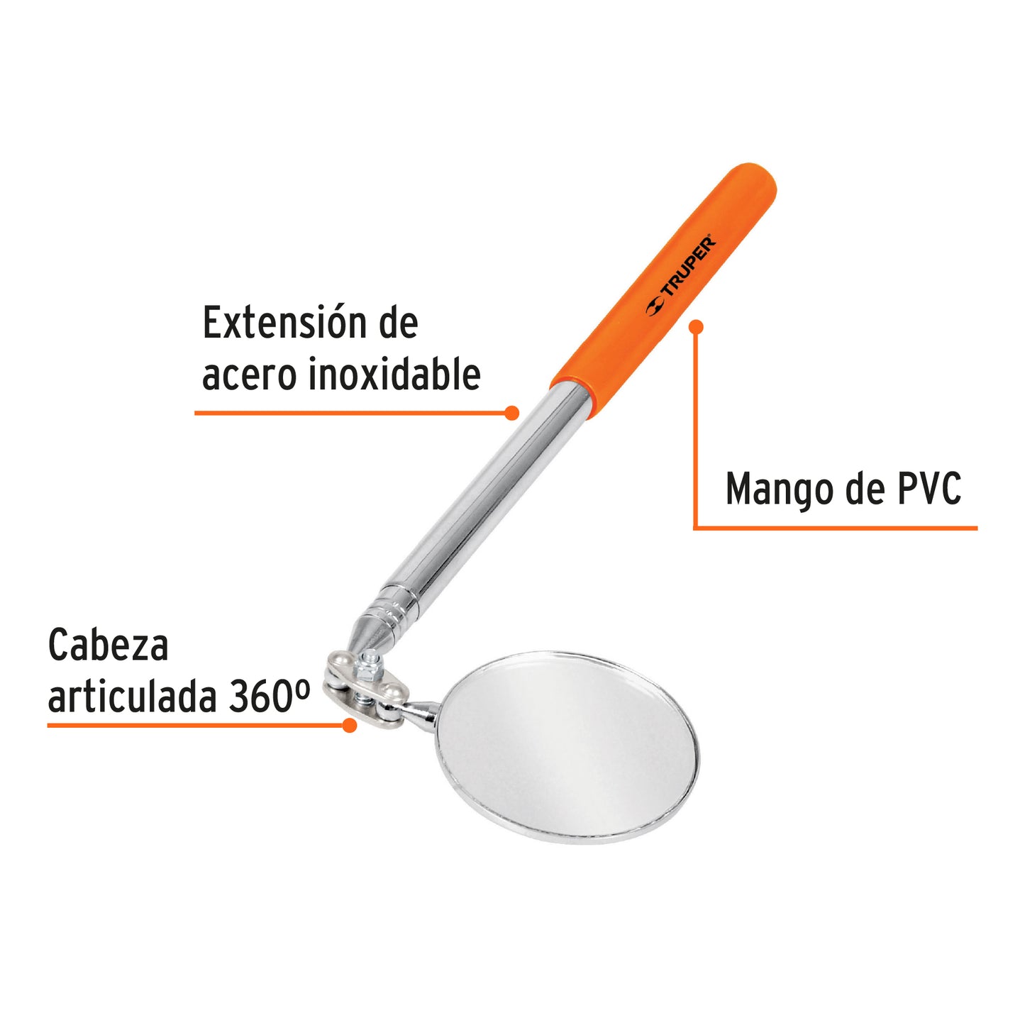 Espejo telescópico de inspección