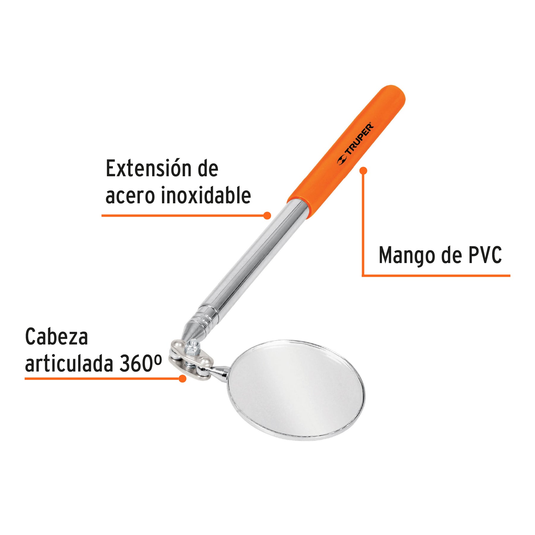 Espejo telescópico de inspección