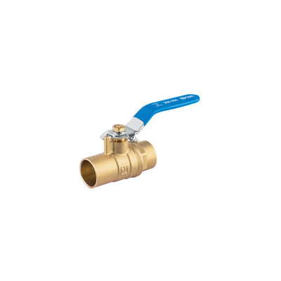 Válvula de esfera, de latón, soldable 3/4"
