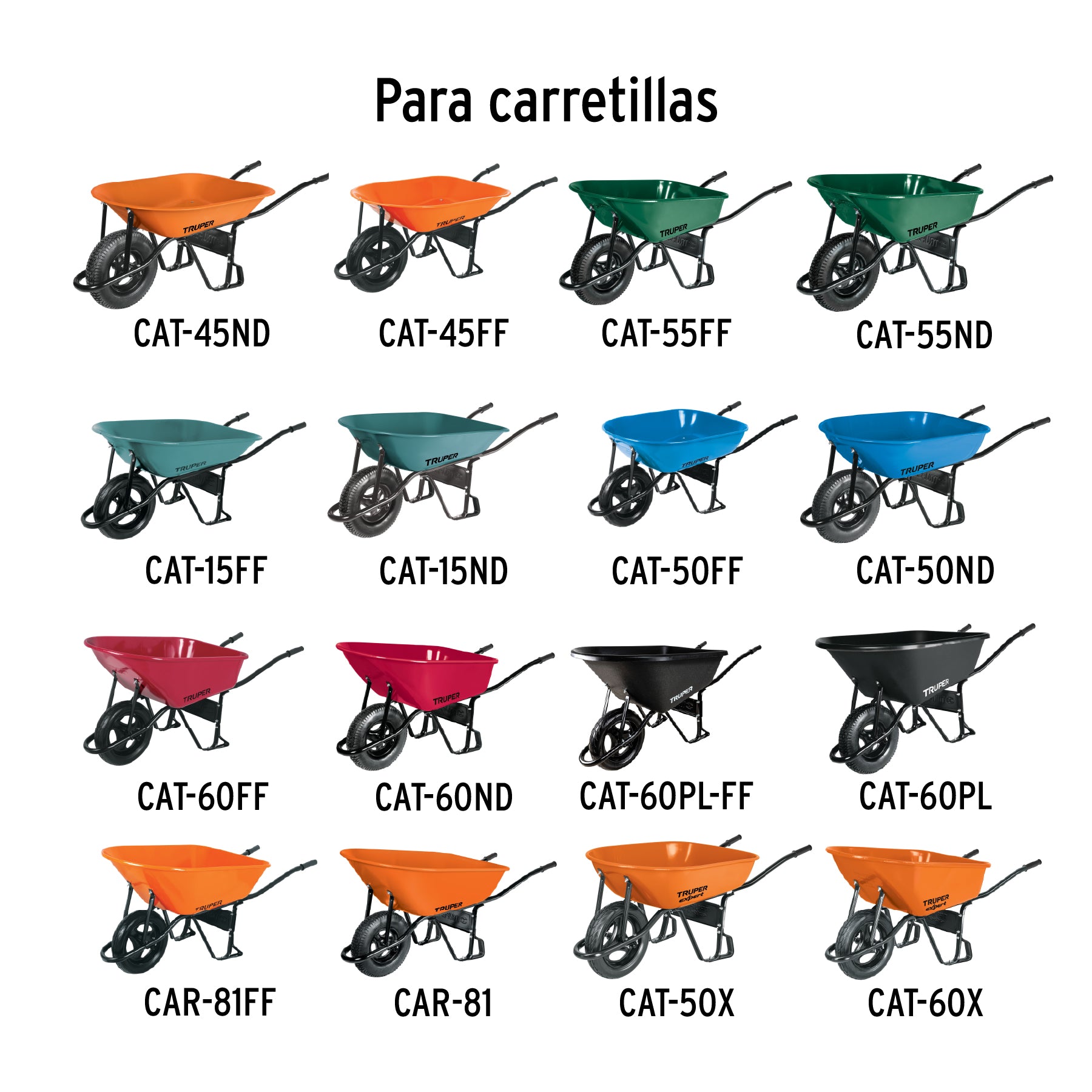 Estabilizadores calibre 14 para carretillas CAT-45, 50 y 60
