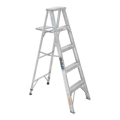 Escalera de tijera, aluminio, tipo lll, 4 escalones