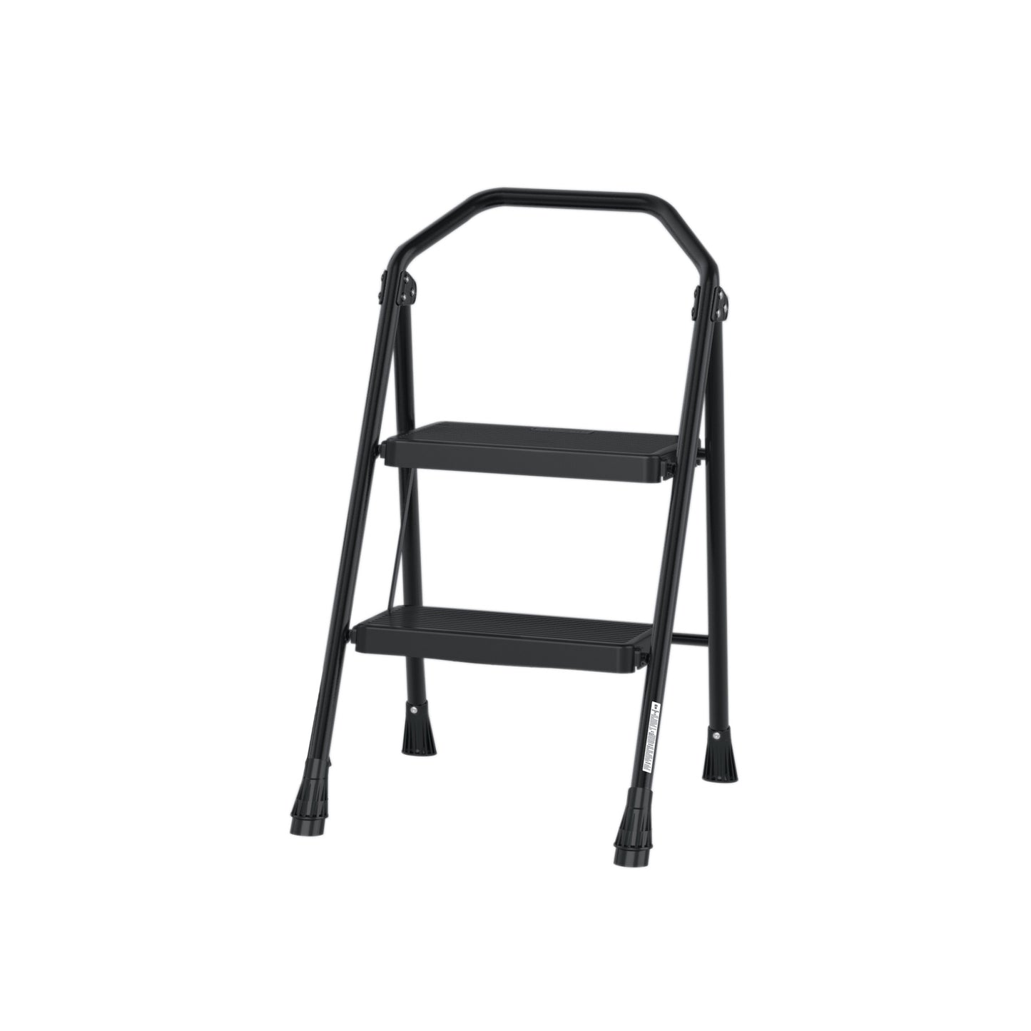 Escalera tubular, plegable, 2 peldaños, Truper