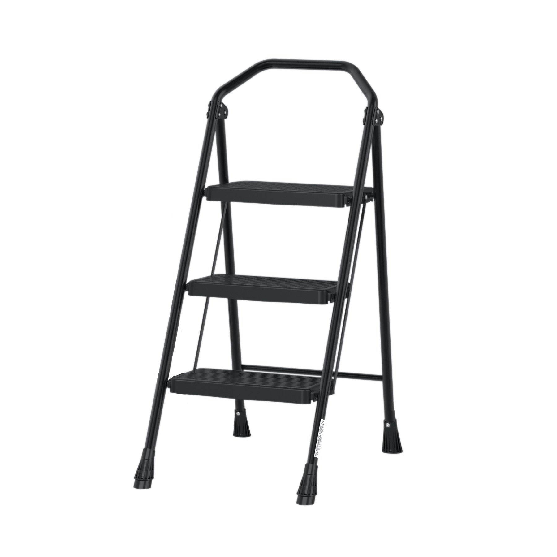 Escalera tubular, plegable, 3 peldaños, Truper