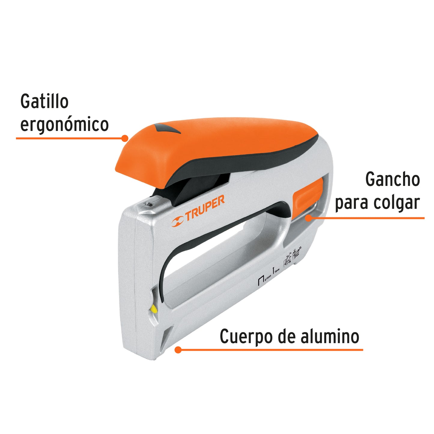 Engrapadora pistola 500 grapas 1/2"