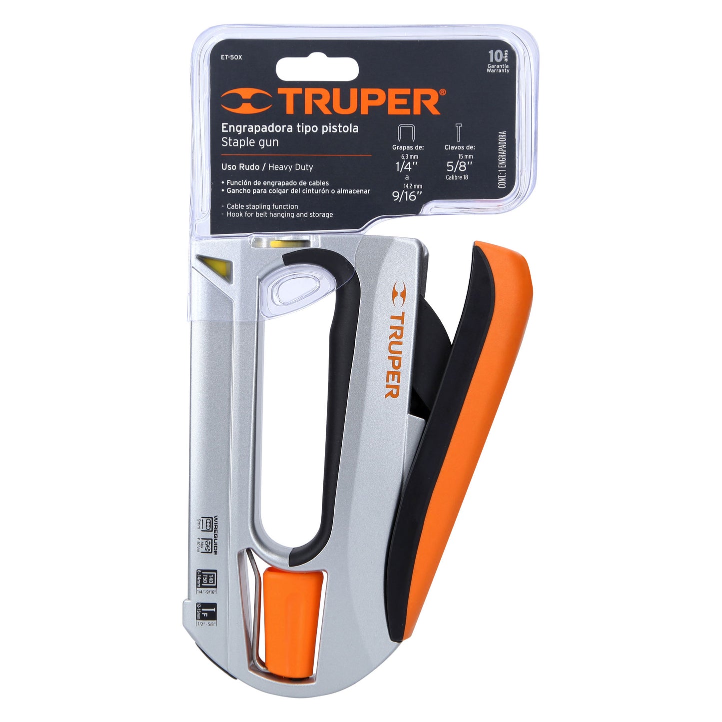 Engrapadora pistola 500 grapas 1/2"