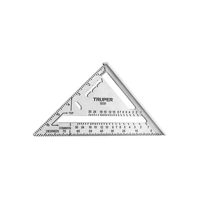 Escuadra de aluminio para tablaroca, 7" (177 mm)