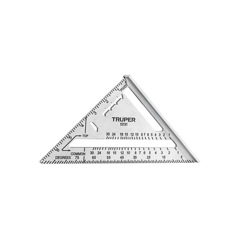 Escuadra de aluminio para tablaroca, 7" (177 mm)