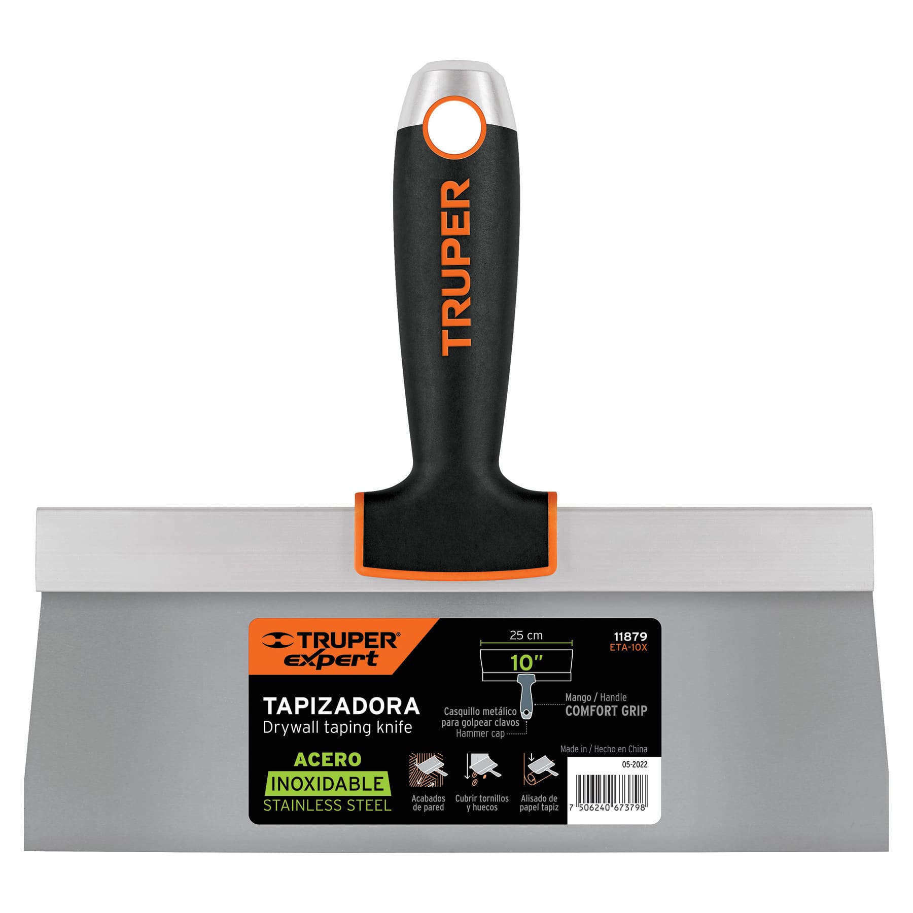 Espátula tapizadora, 10", Truper Expert