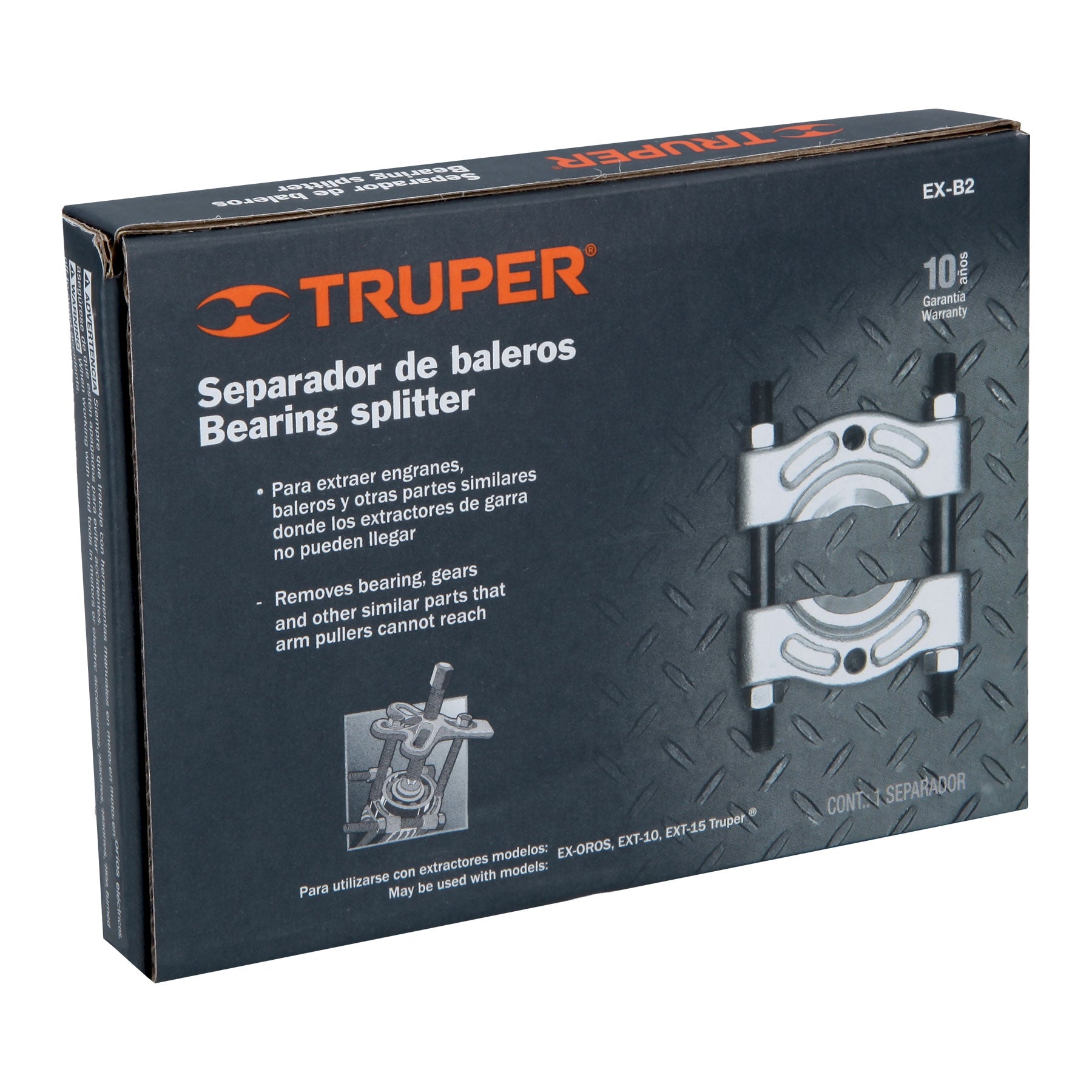Extractor de baleros hasta 2-1/4"