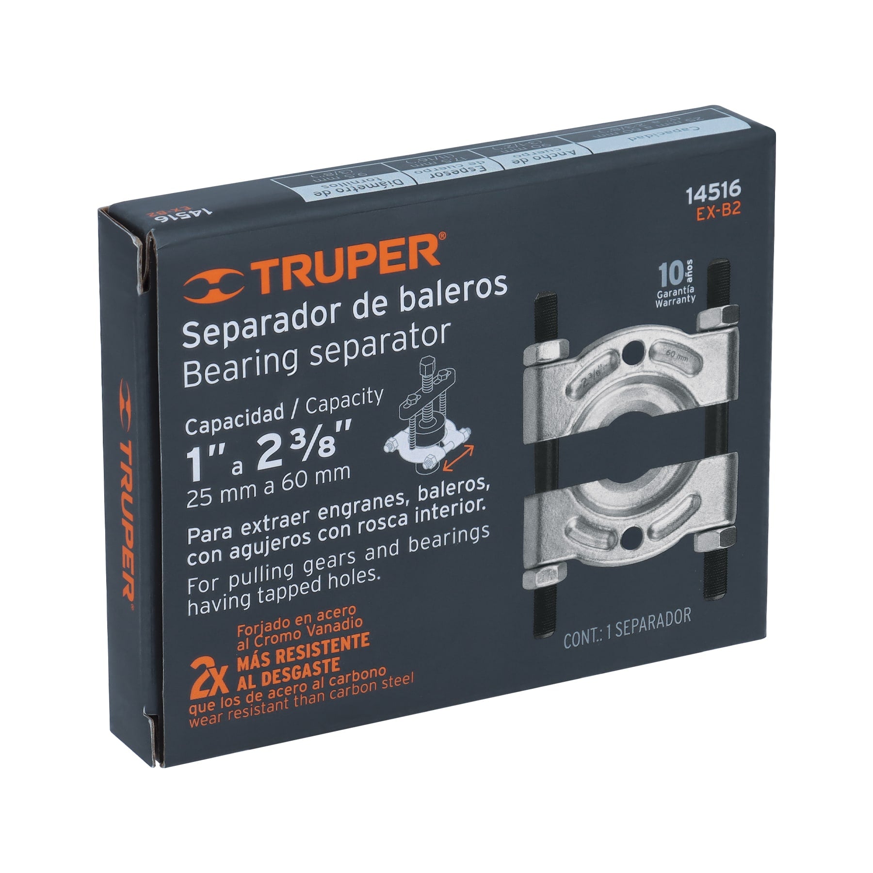 Extractor de baleros hasta 2-1/4"
