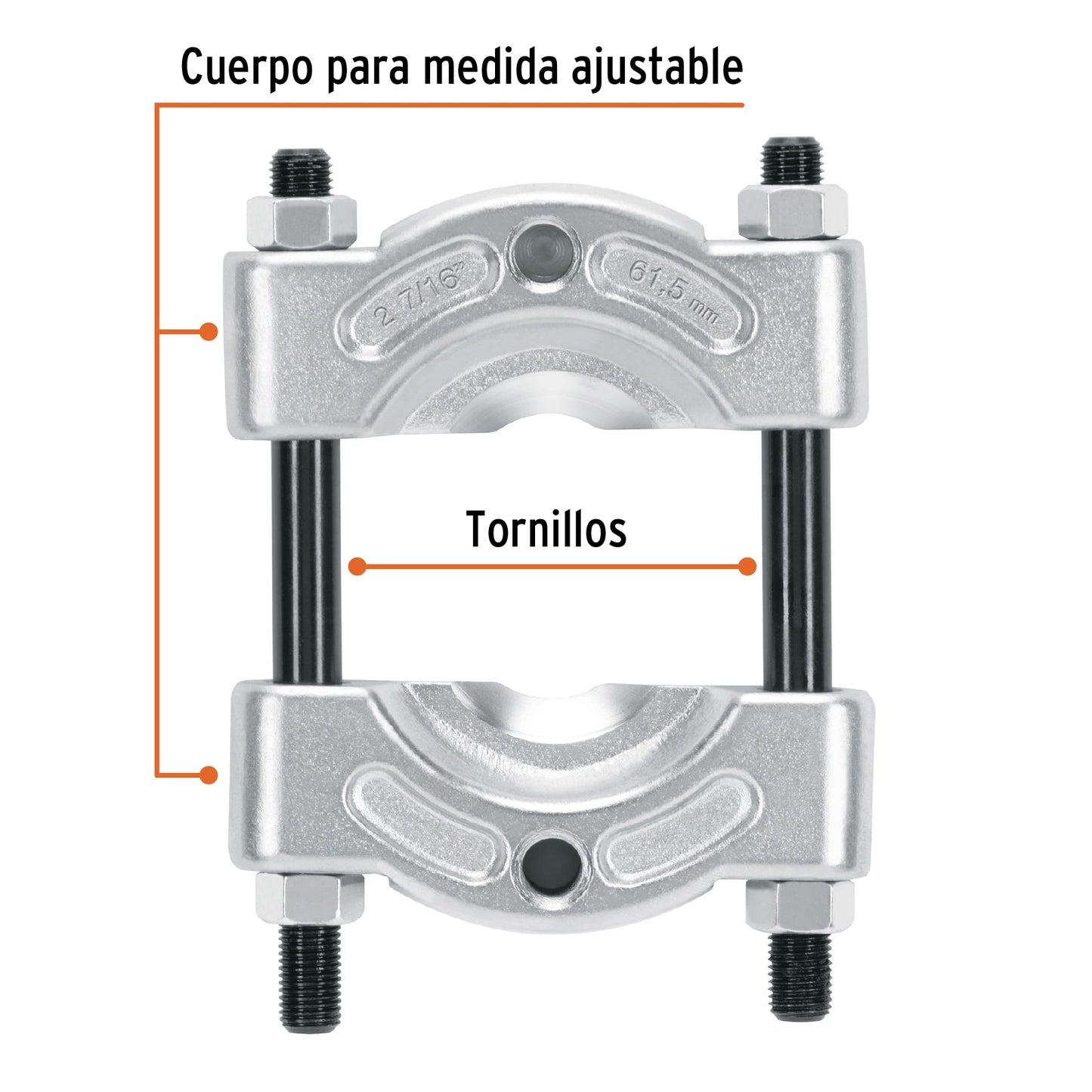 Extractor de baleros hasta 2-1/4"
