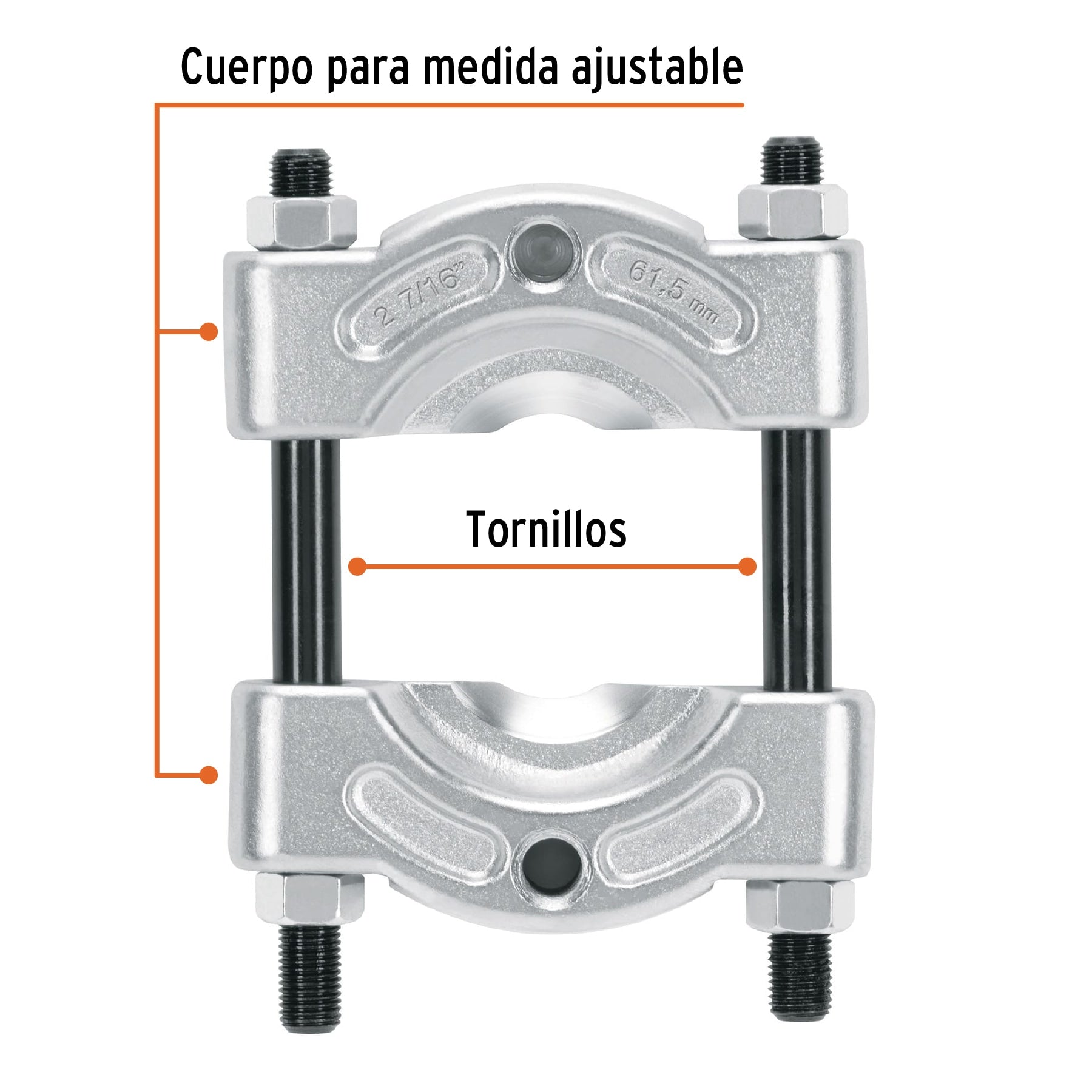Extractor de baleros hasta 2-1/4"