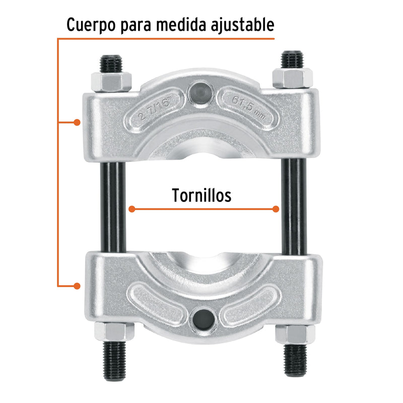Extractor de baleros hasta 2-1/4"