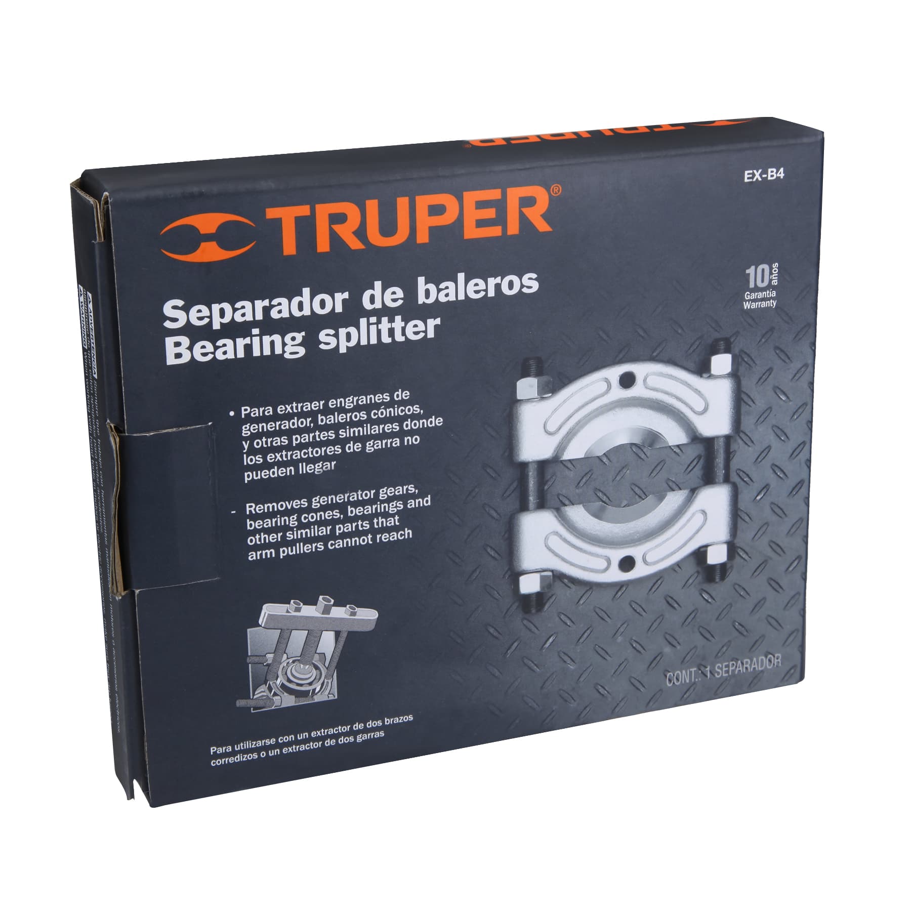 Extractor de baleros, 4-1/4"