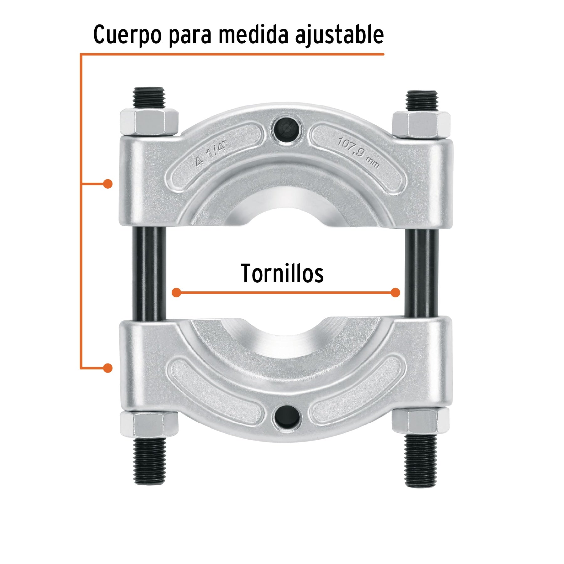 Extractor de baleros, 4-1/4"