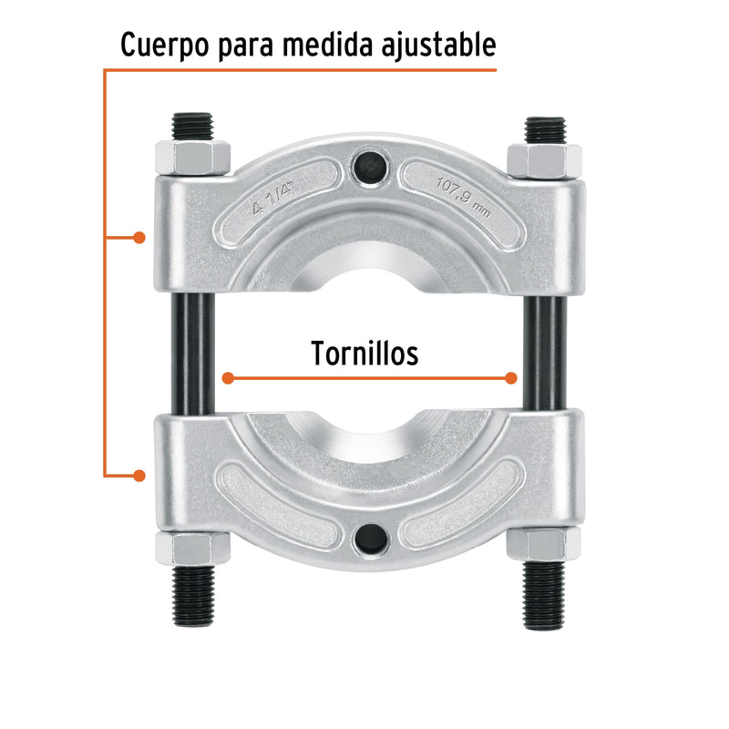 Extractor de baleros, 4-1/4"