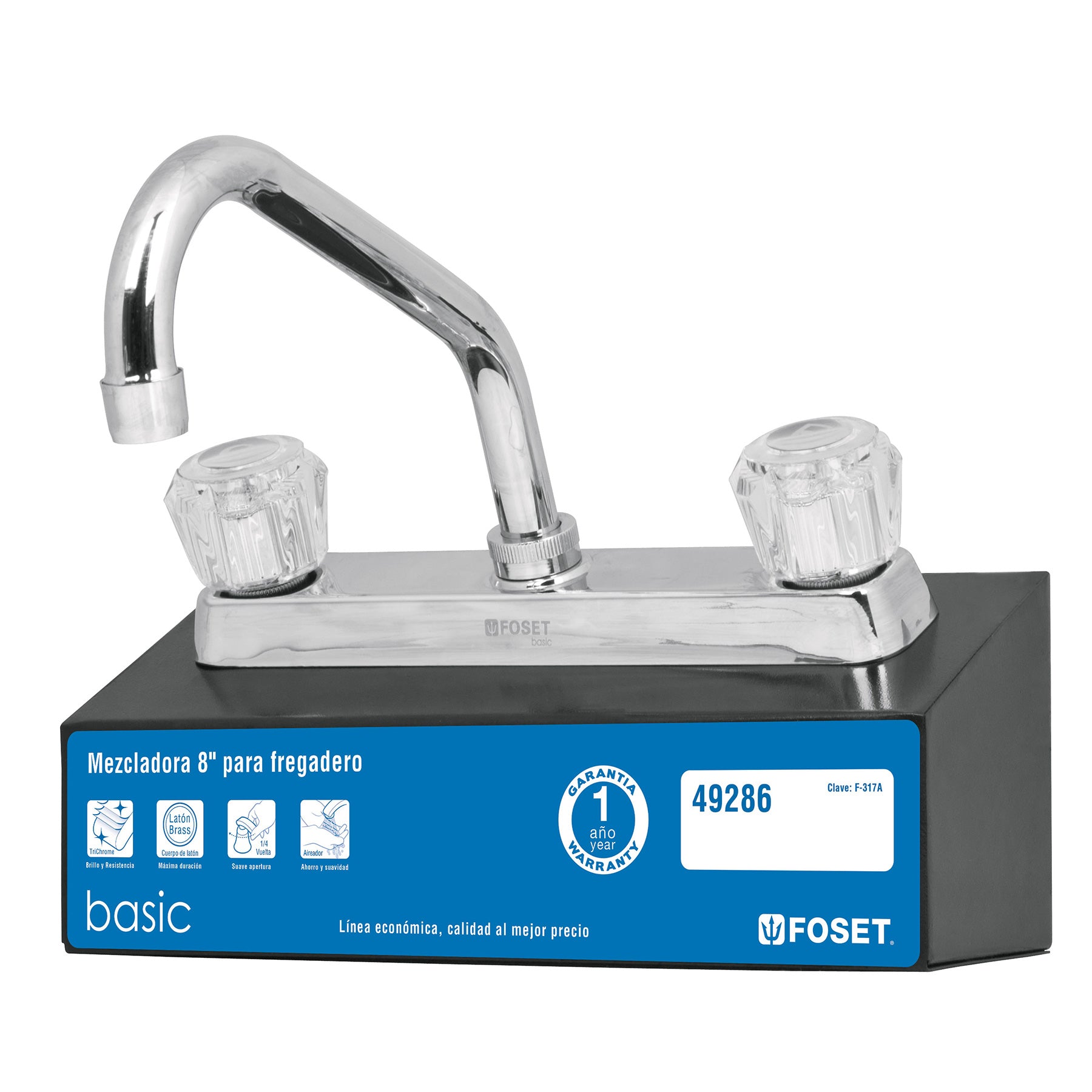 Exhibidor con mezcladora F-318
