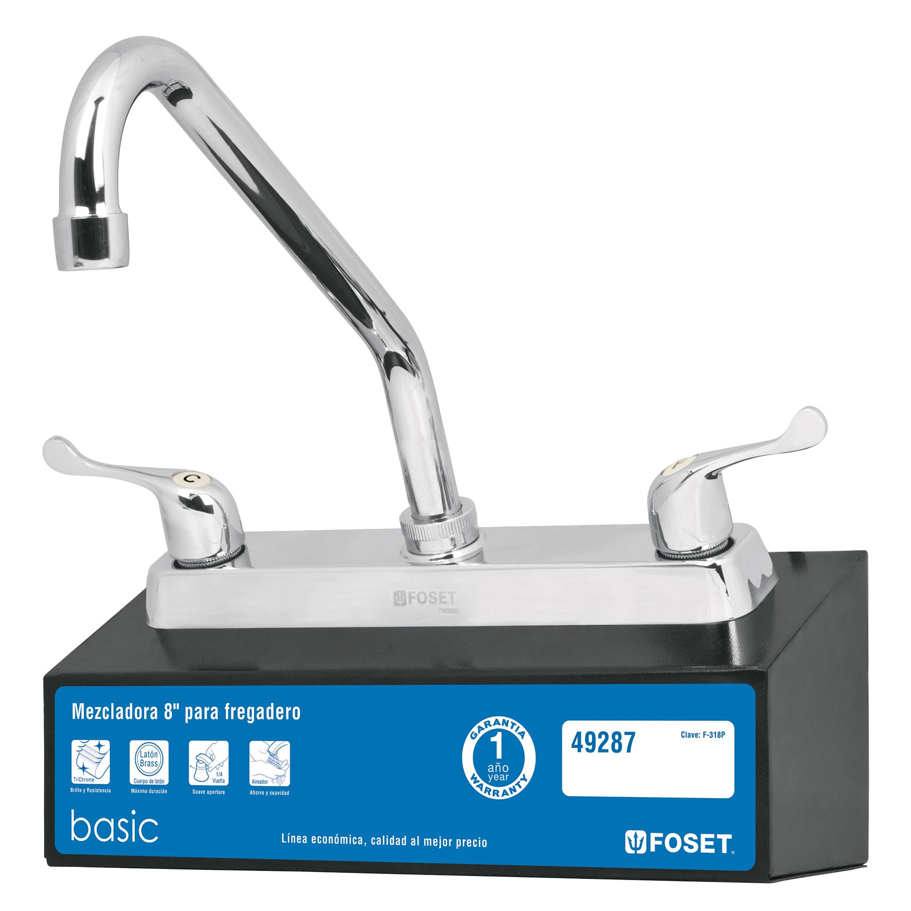 Exhibidor con mezcladora f-318-p