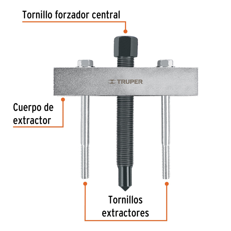 Extractor para engranes y orificios roscados, TRUPER