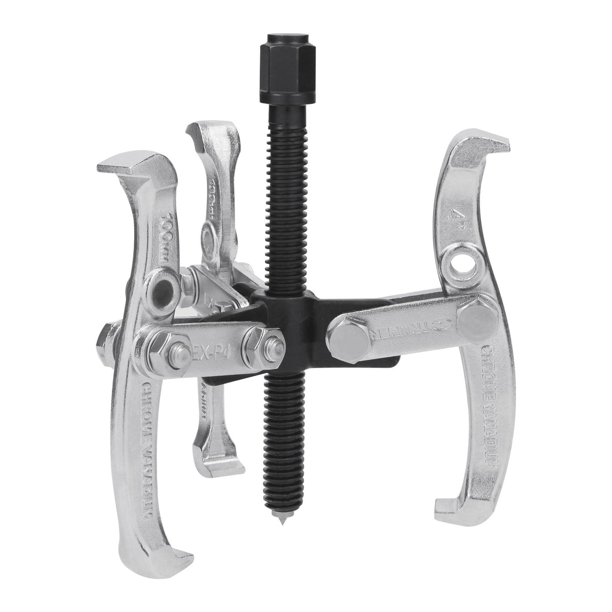 Extractor de poleas, 3 quijadas, 4"