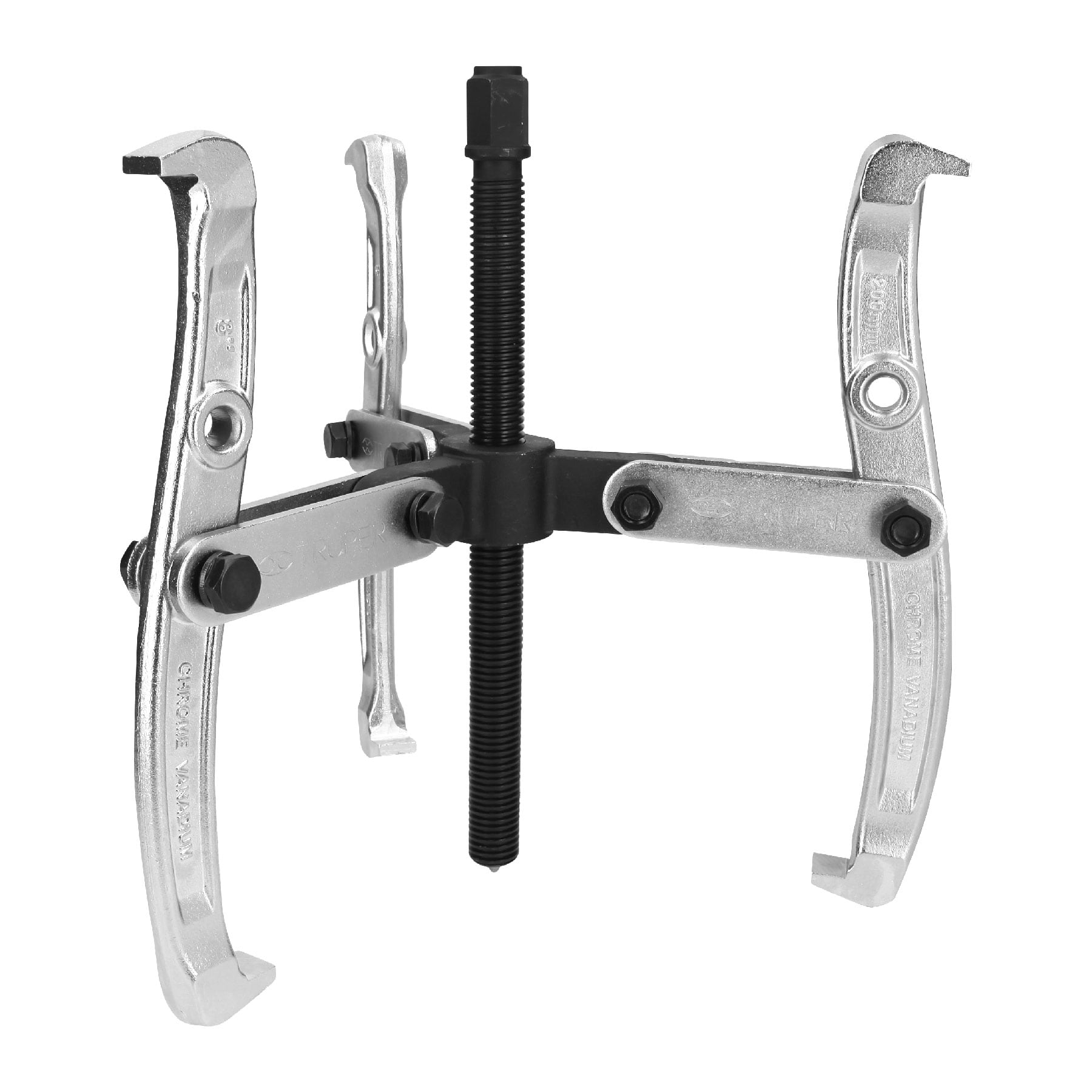 Extractor de poleas, 3 quijadas, 8"