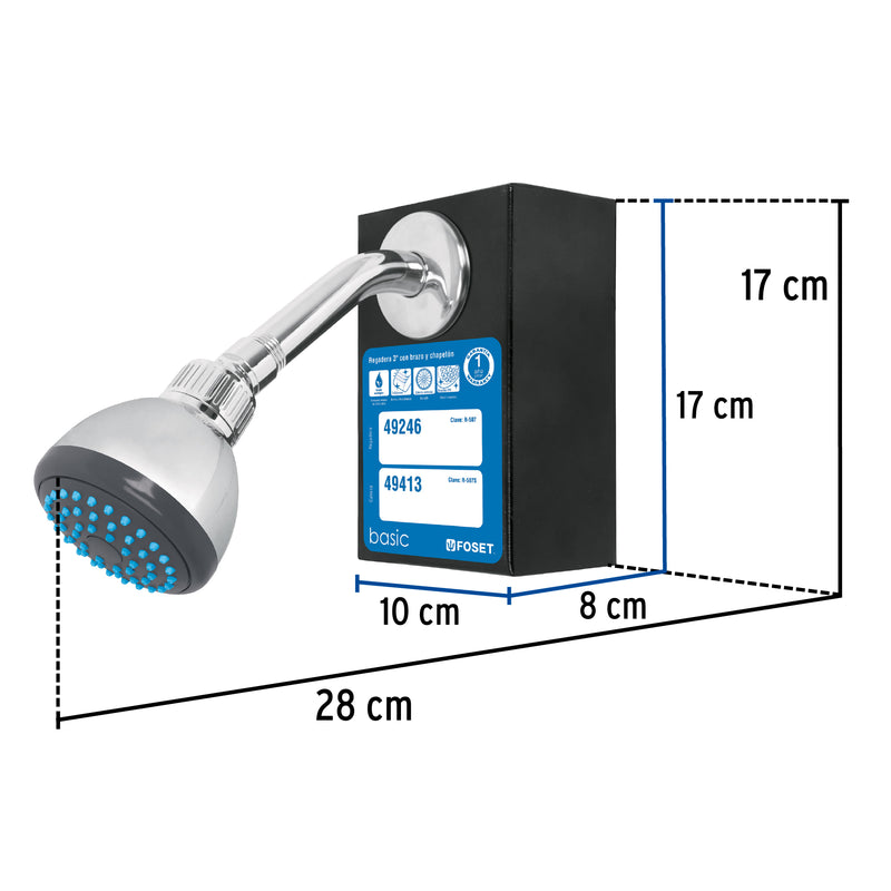 Exhibidor con regadera R-507