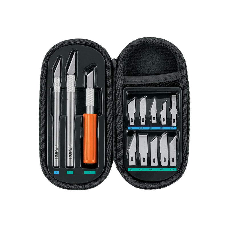 Juego de exactos Hobby con estuche 11 piezas