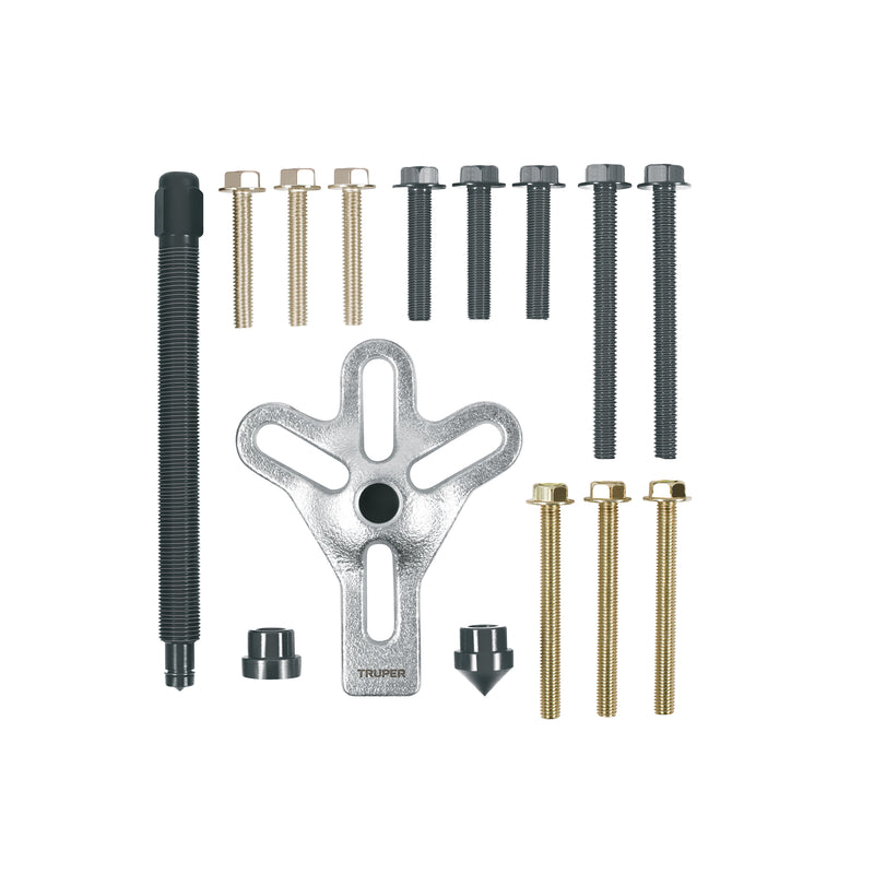 Juego de extractor tipo pata de gallo con 15 piezas