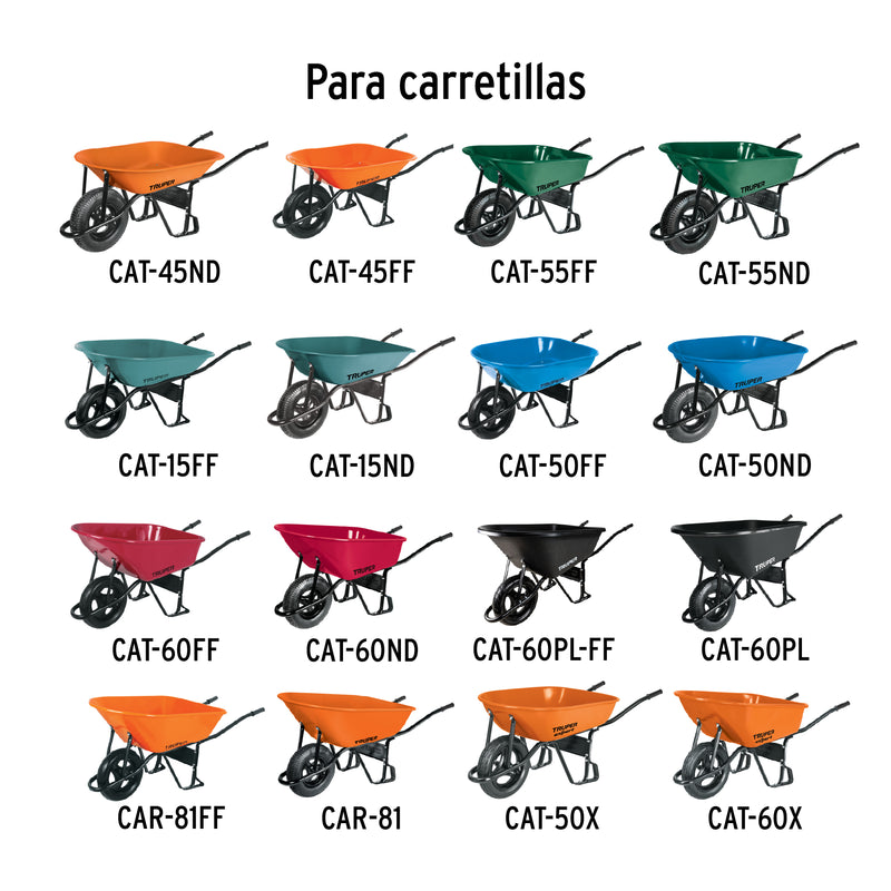 Eje para carretilla