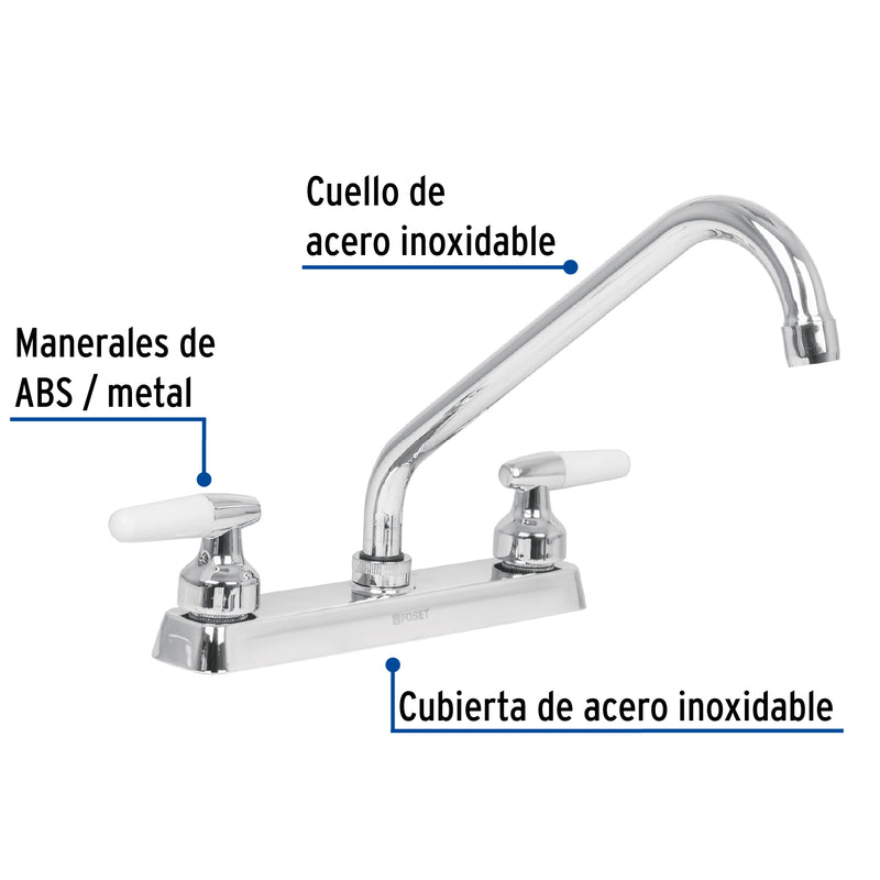 Mezcladora para fregadero, manerales cono, Basic