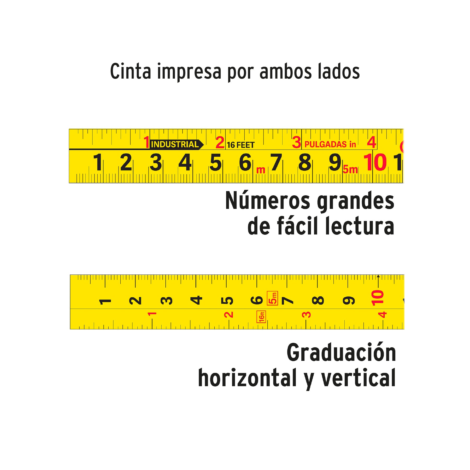 Flexómetro Auto Lock, 5.5 m, cinta 25 mm