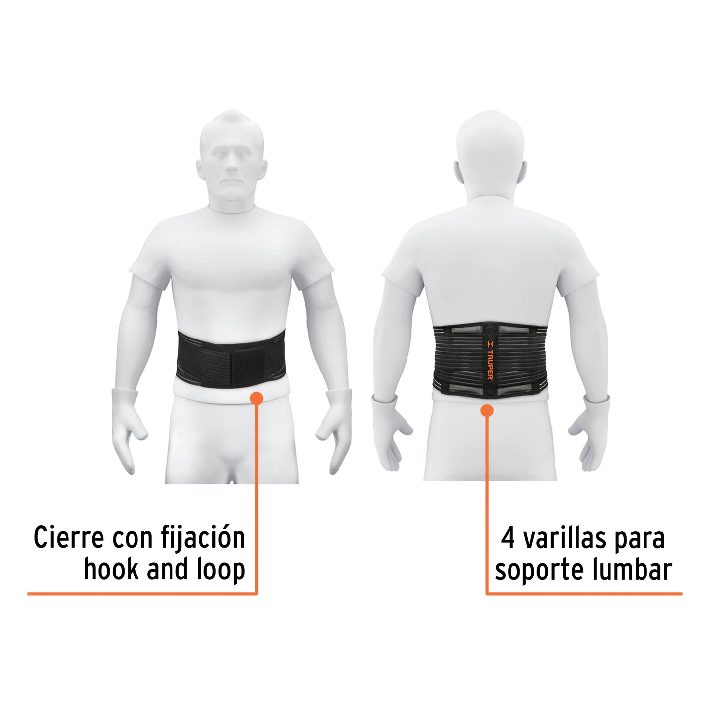 Faja con cinturón de malla, talla mediana