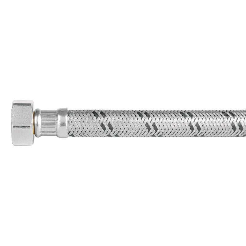 Manguera para boiler, acero inox, 1/2'x3/4', 120 cm, Foset